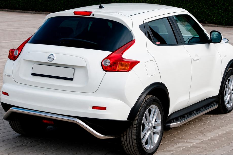 Nissan Juke 2010-2019 Marchepieds Latéraux BlackLine (2 pcs, Aluminium) Image