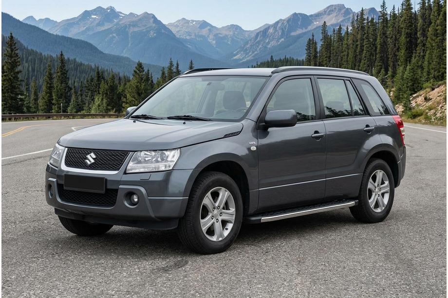 Suzuki Grand Vitara 2005-2017 Marchepieds Latéraux BlackLine (2 pcs, Aluminium) Image