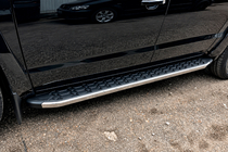 Volkswagen Amarok 2010-2022 Marchepieds Latéraux BlackLine (2 pcs, Aluminium) photo 1