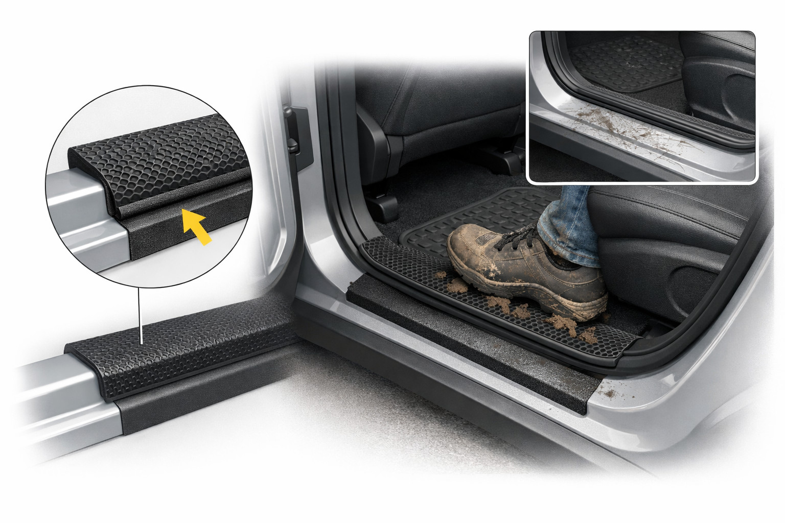 Les tapis EVA pour seuils protègent-ils des rayures et de la saleté ?