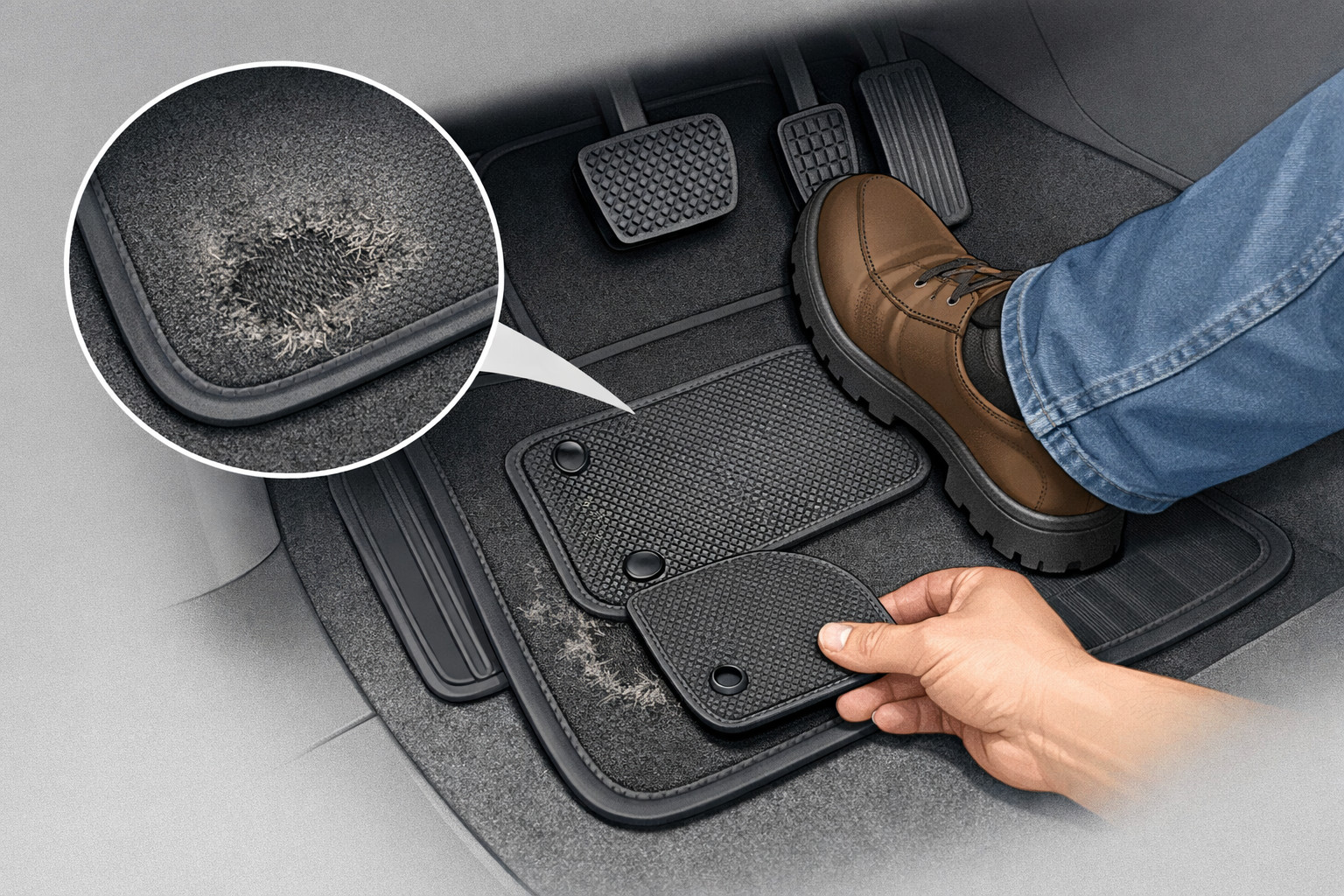 Le tapis conducteur s’use vite au talon : comment le faire durer plus longtemps