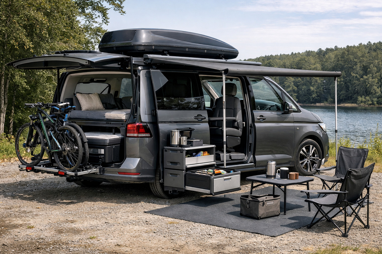 Que monter sur le Volkswagen Caravelle T7 pour les voyages en famille et la transformation de l’habitacle