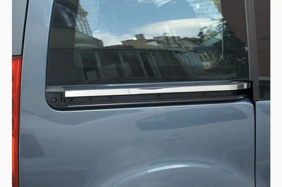 Peugeot Partner Tepee 2008-2018 Moulures chromées pour portes coulissantes (2 pcs, inox) Photo 2