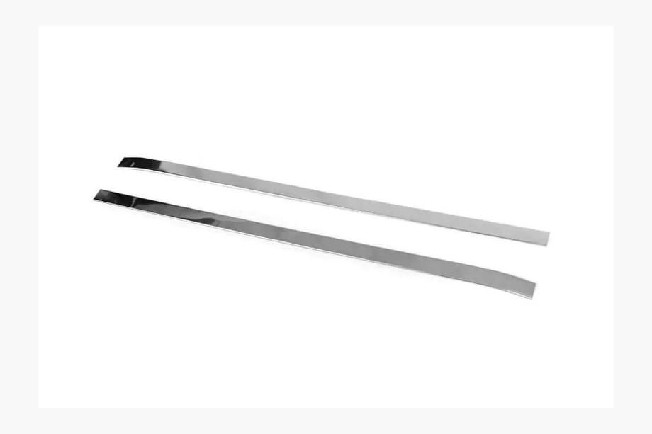Peugeot Partner Tepee 2008-2018 Moulures chromées pour portes coulissantes (2 pcs, inox) Photo 3