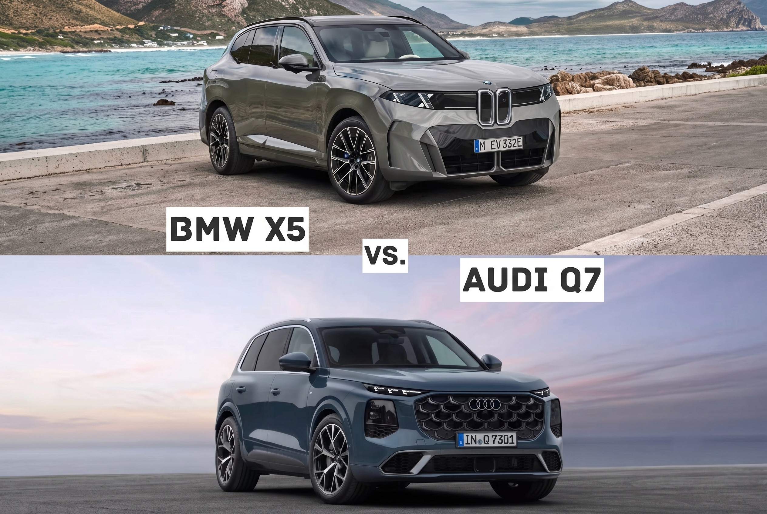 BMW X5 vs Audi Q7 : comparatif des modèles 2026–2027