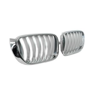 Grilles de calandre type « kidney » 1Bar (2014-2018, grises avec contour chromé) photo 4