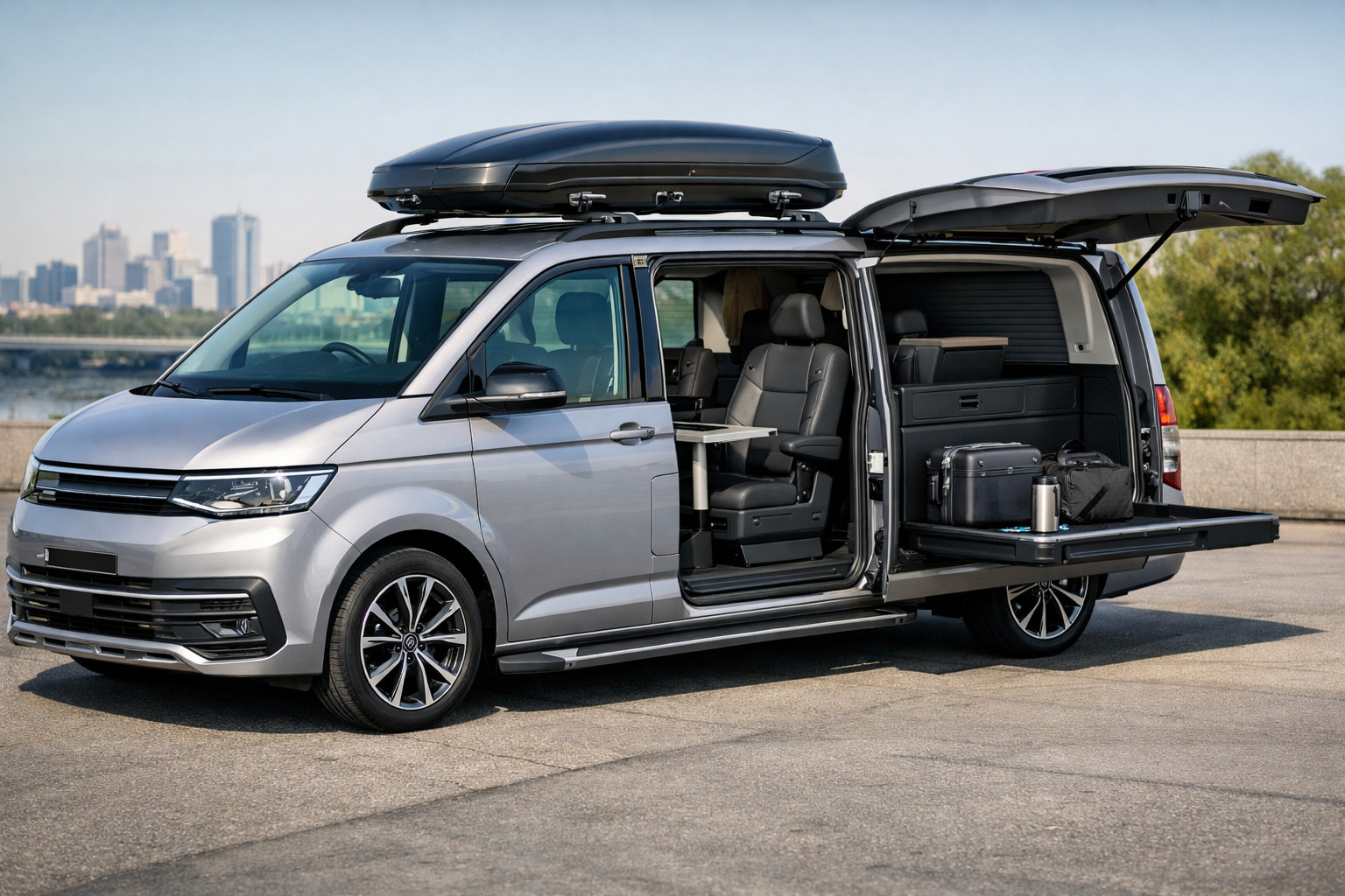 Pack d’améliorations Volkswagen Transporter T7 pour l’interurbain et le business