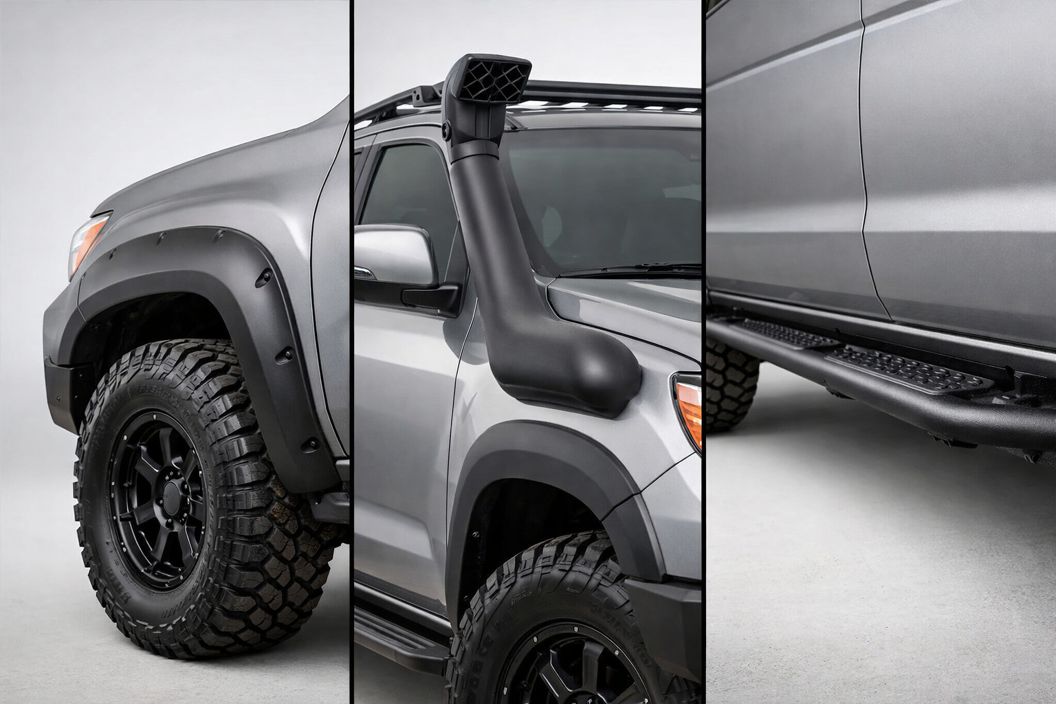 Quel accessoire off-road d’abord : Bushwackers, snorkel ou marchepieds renforcés