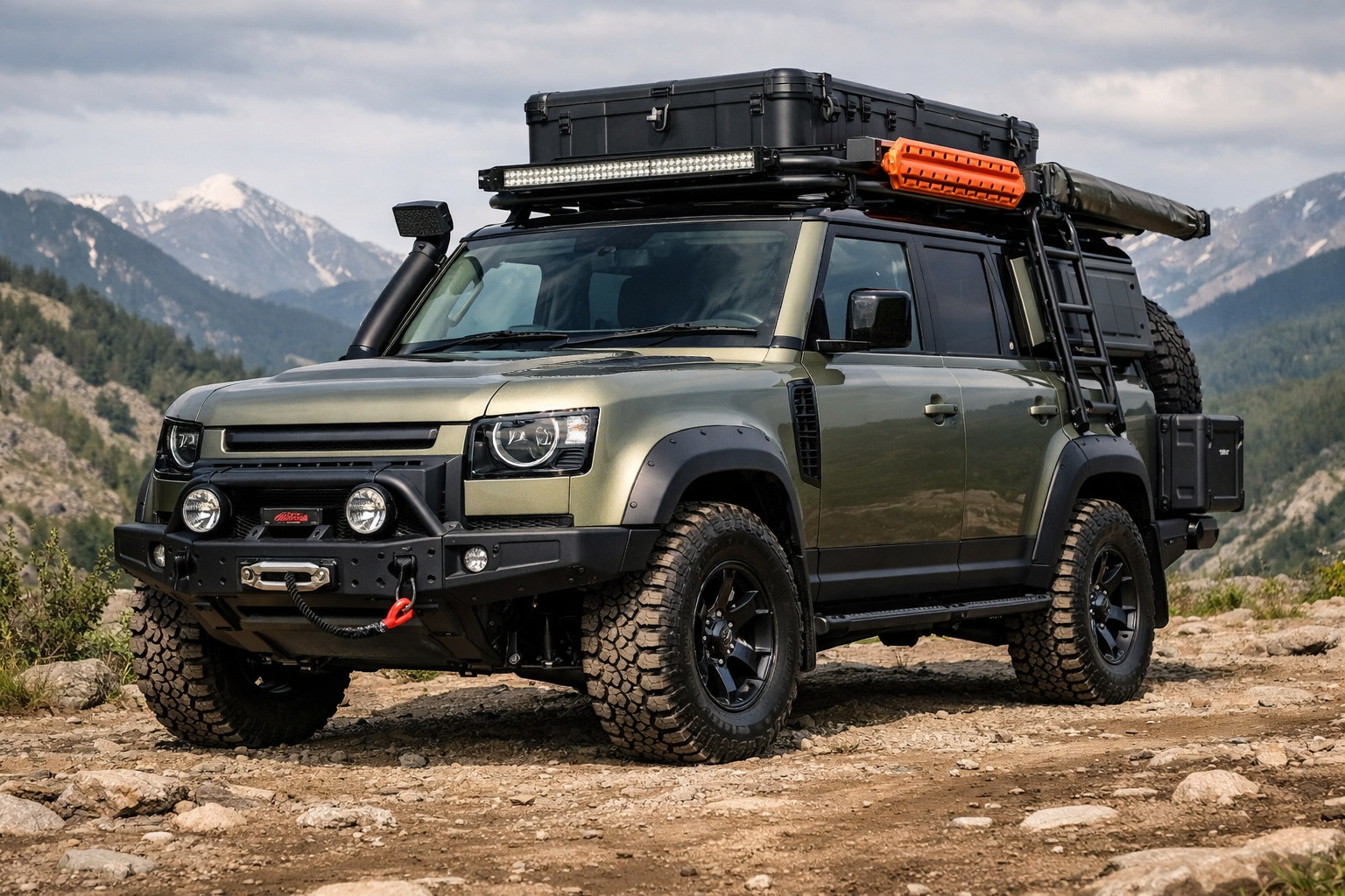 Pack de modifications Land Rover Defender 2019+ pour voyager et un look baroudeur