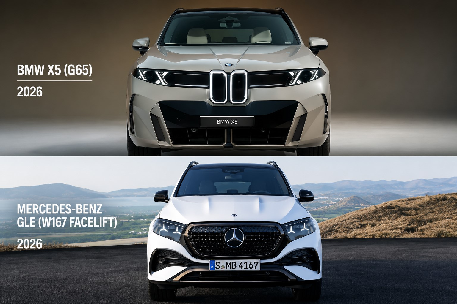 Nouveau BMW X5 G65 ou Mercedes GLE W167 Facelift : quel SUV est le meilleur ?
