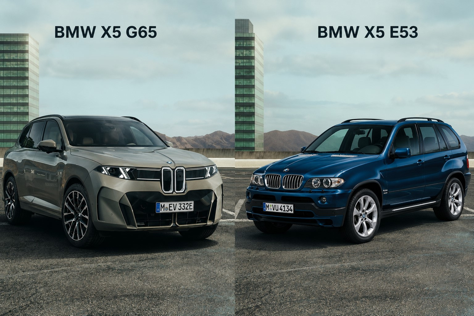 BMW X5 G65 vs BMW X5 E53 : comment le SUV legendaire a evolue en plus de 25 ans