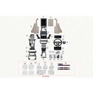 Kit d’upgrade intérieur (habillages de tableau de bord) pour Lexus GX460 2023 Style photo 4
