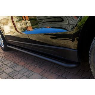 Marchepieds lateraux Premium Black (2 pcs, acier inoxydable) Audi Q5 2008-2017 photo 1