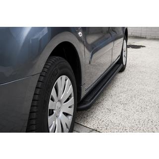 Marchepieds lateraux Premium Black (2 pcs, acier inoxydable) Citroen Berlingo 1996-2008 photo 1