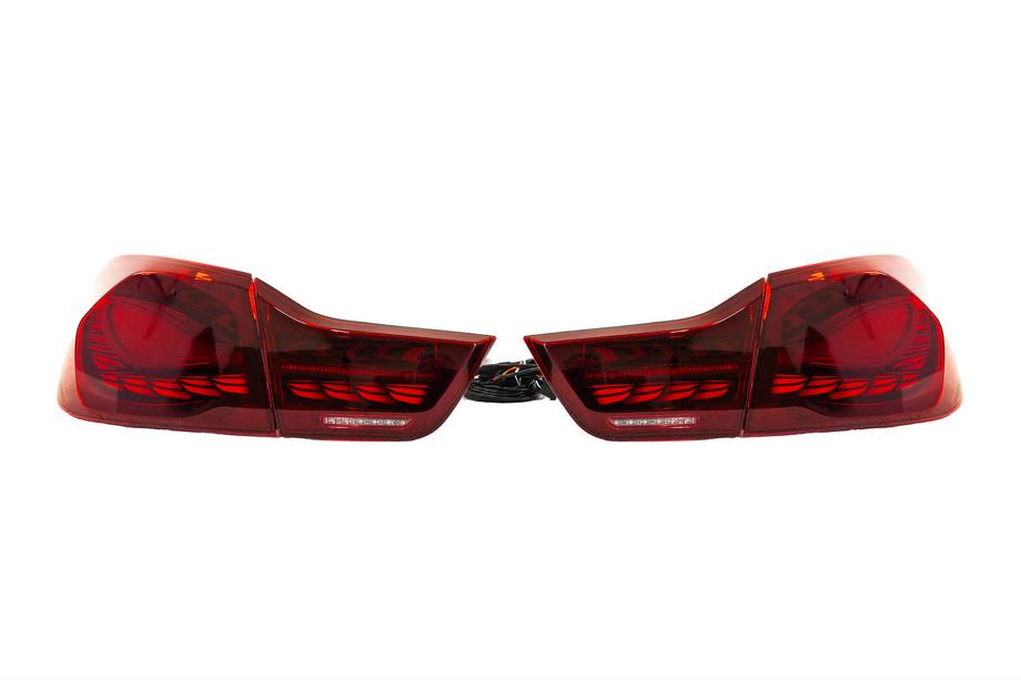 BMW 4 Series F32/F33/F36 2012-2020 Feux arrière GTS Style Red Image