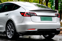 Tesla Model 3 2017- Diffuseur de pare-chocs arrière Turbo (pour 2017-2023) photo 1