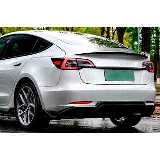 Diffuseur de pare-chocs arrière Turbo (pour 2017-2023) Tesla Model 3 2017- photo 2
