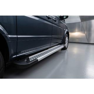 Marchepieds Latéraux New Vision Grey (2 pcs, Aluminium) Mercedes Vito/V-class W447 2014-