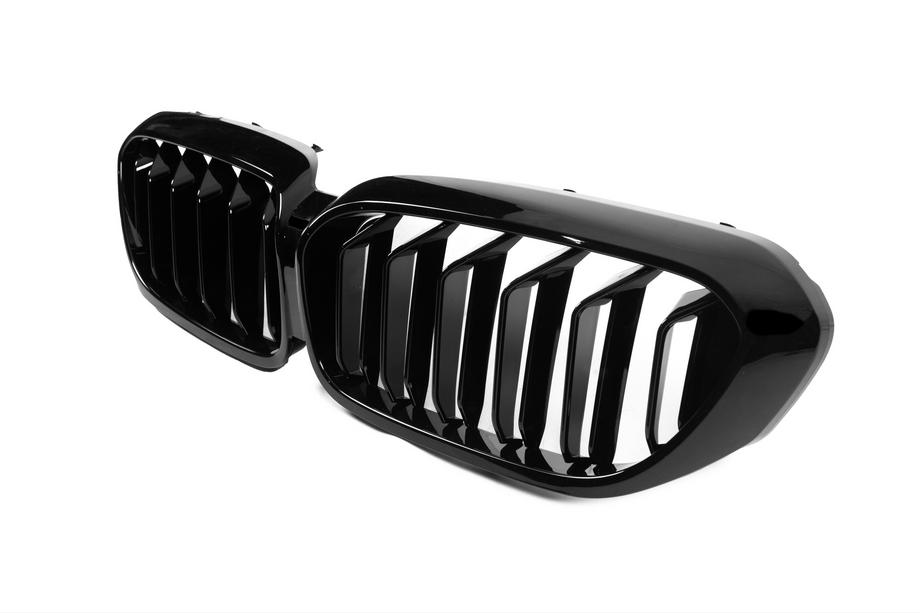 BMW Série 5 G30/G31 2017–2023 Grilles de calandre type kidney M-Look LCI-Design (2017-2020, noir brillant) Photo 2