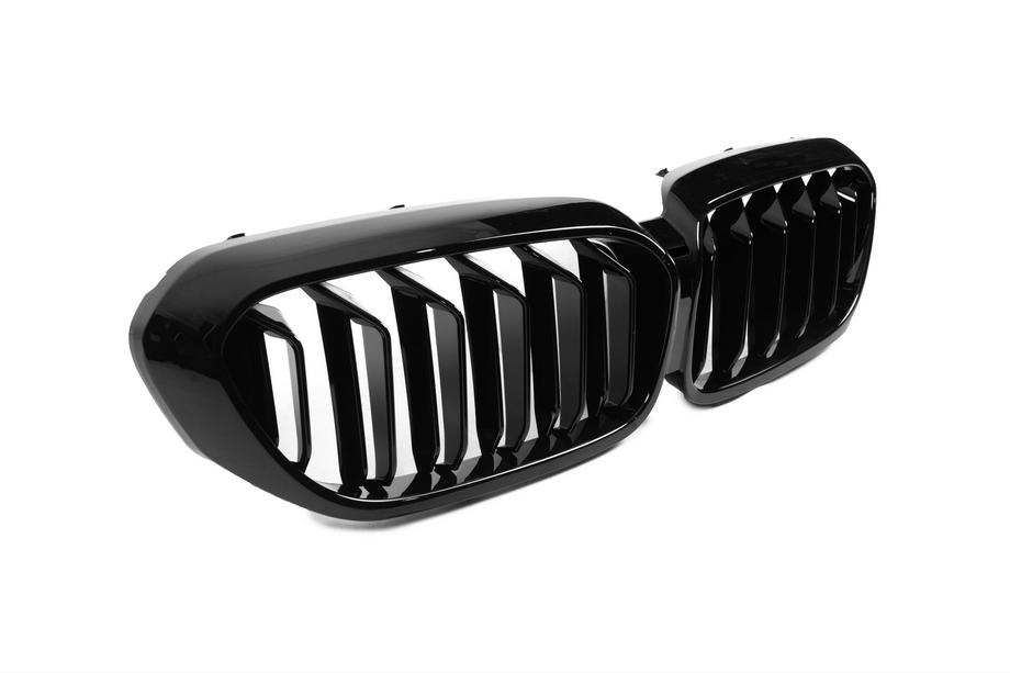 BMW Série 5 G30/G31 2017–2023 Grilles de calandre type kidney M-Look LCI-Design (2017-2020, noir brillant) Photo 3
