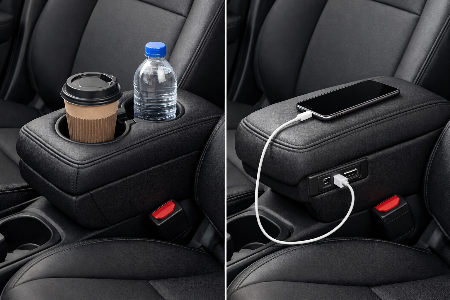 Accoudoir avec porte-gobelet ou USB : que choisir au quotidien