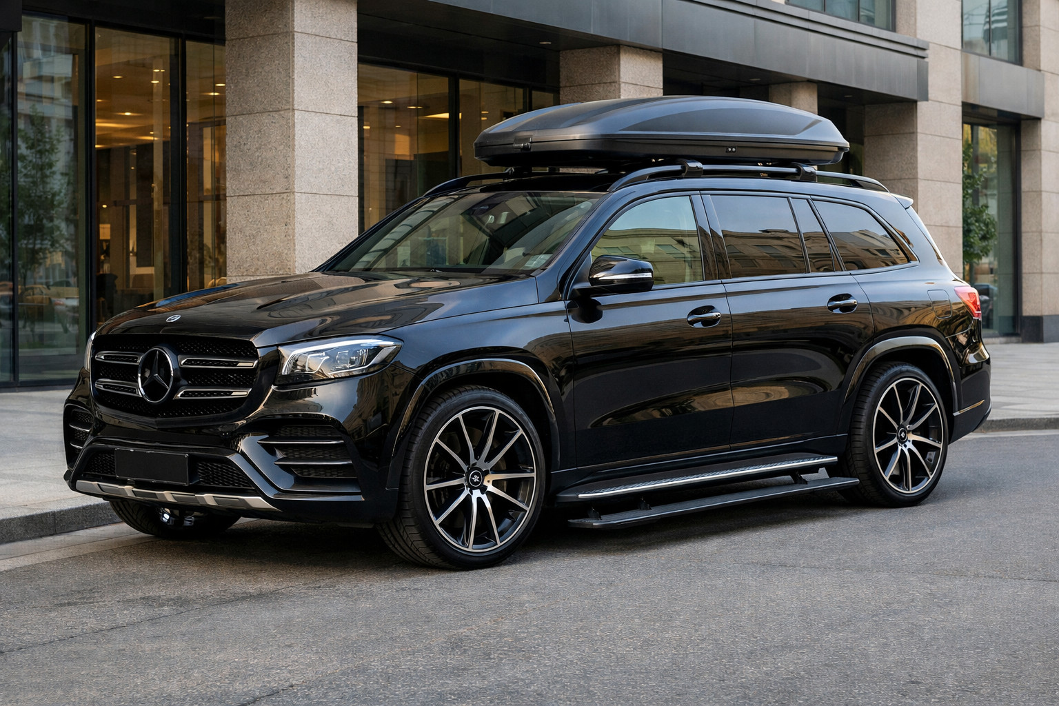 Upgrade de départ du Mercedes GLS X167 pour la ville et un accès facile