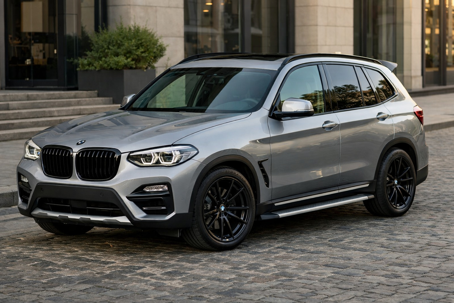 Upgrade de départ du BMW X3 G01 pour la ville, sans style M au rabais