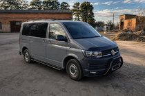 Volkswagen T6 2015-2024 Marchepieds lateraux Premium Black (2 pcs, acier inoxydable) photo 1