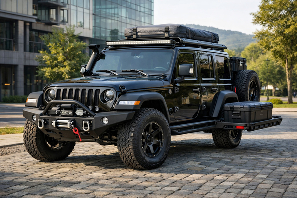 Que monter sur un Jeep Wrangler 2018+ pour la ville, la garde au sol et les sorties nature Photo 1