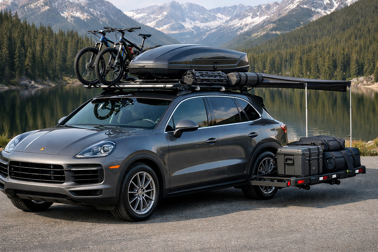 Que monter sur un Porsche Cayenne 2018+ pour le toit et les voyages