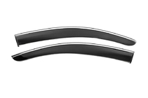 Citroen Nemo 2007-2017 Déflecteurs de vitres avec moulure chromée Niken Luxury (2 pcs) photo 2