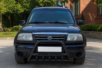 Suzuki Vitara 1998-2006 Pare-buffle (bull bar) WT004 (inox) Black photo 1