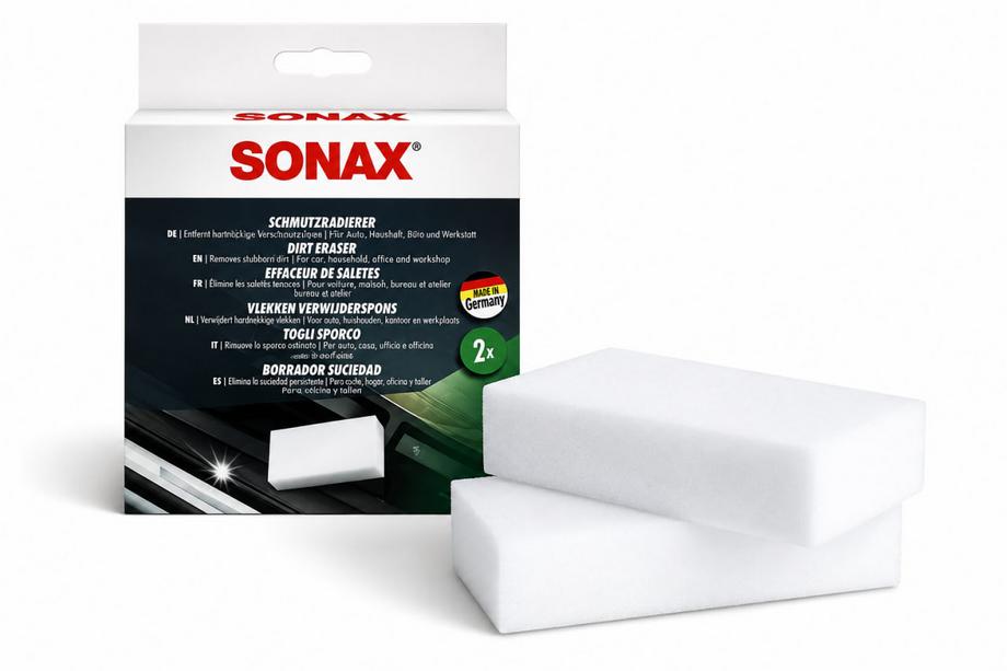 Lot d'éponges en mélamine pour nettoyer les surfaces sales 2 pcs Sonax Photo 1