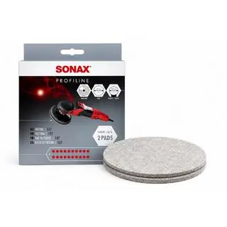 Disque de polissage en feutre blanc, lot de 2 pcs, 127 mm Sonax photo 1