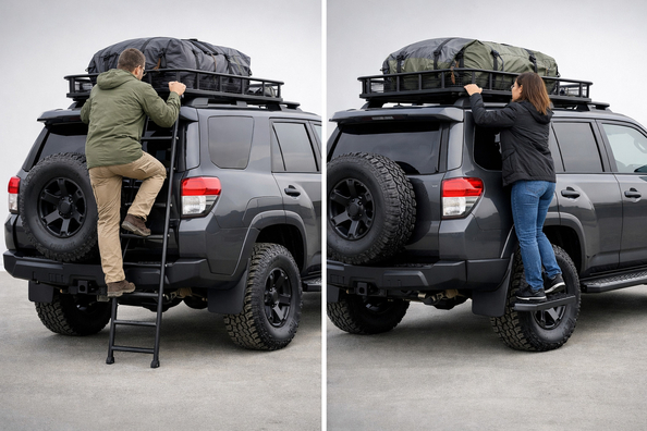 Échelle 4x4 ou marchepieds : que choisir pour accéder au toit Photo 1