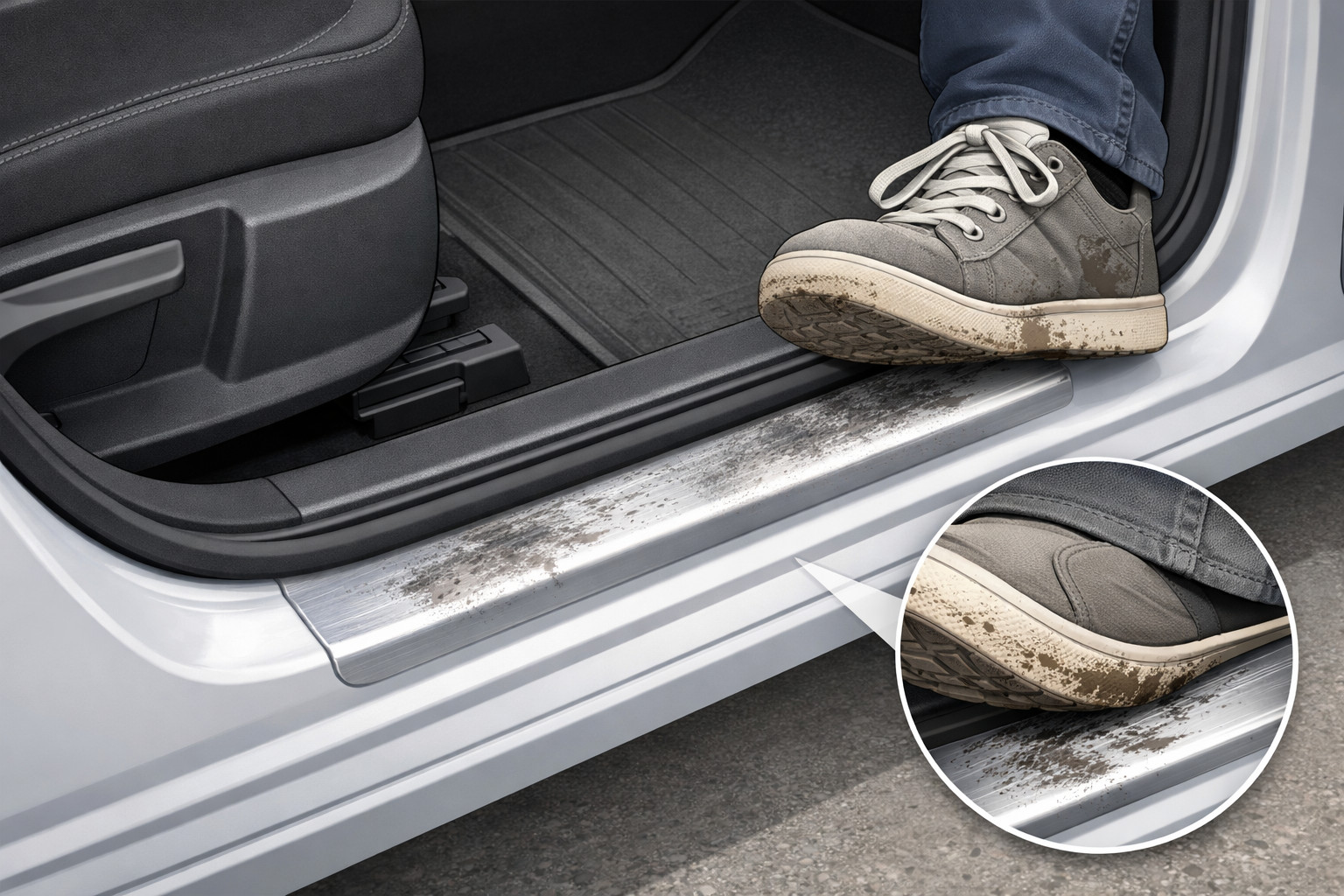 Que faire si les passagers frottent les seuils de porte chaque jour