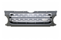 Land Rover Discovery III 2004–2009 Calandre – cadre gris / grille argentée photo 1