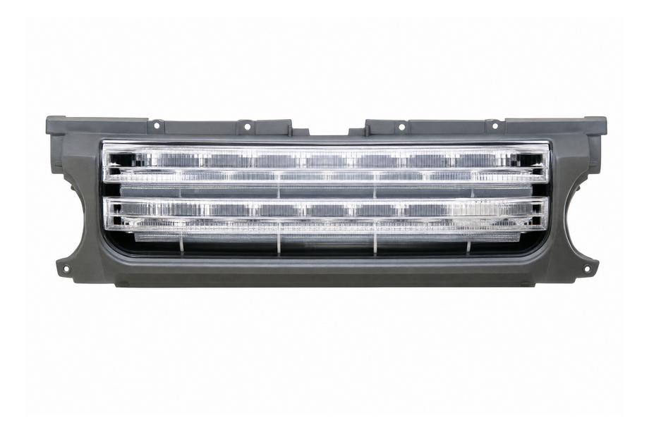 Land Rover Discovery IV 2009-2017 Calandre – cadre gris / grille argentée Photo 1