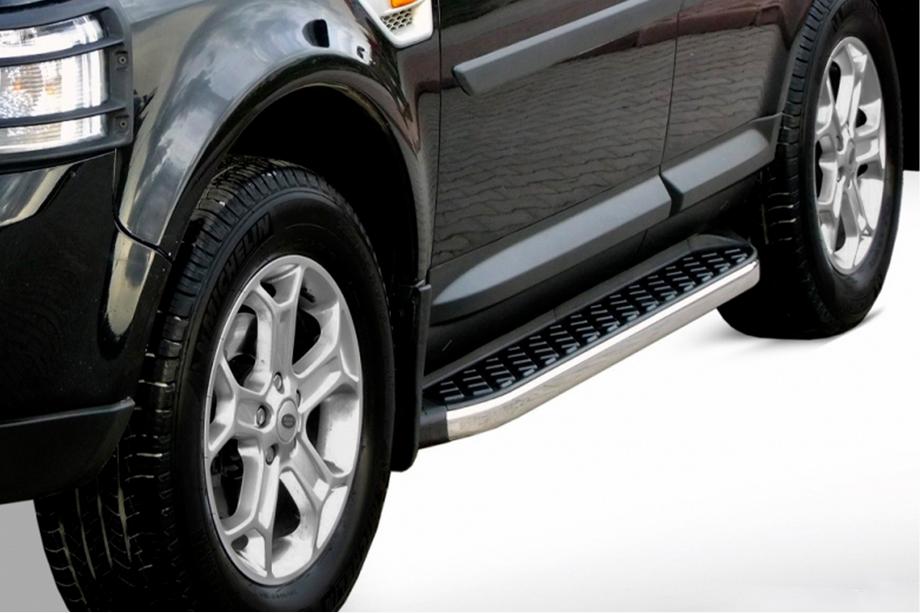 Range Rover III L322 2002-2012 Marchepieds Latéraux BlackLine (2 pcs, Aluminium) Image