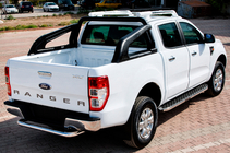 Ford Ranger 2011–2022 Marchepieds Latéraux BlackLine (2 pcs, Aluminium) photo 1