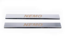 Citroen Nemo 2007-2017 Couvre Seuils de Porte Carmos V1 (2 pcs, Inox) photo 2