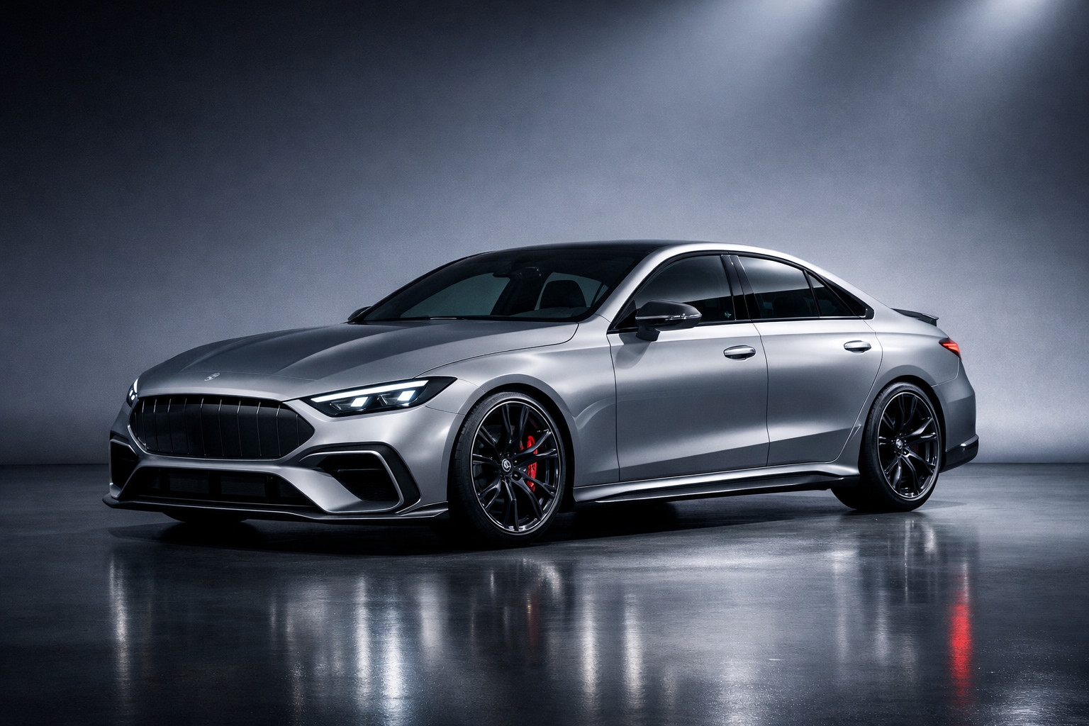 Mercedes-AMG C-Class EV 2027 : prototype du rival électrique de la BMW M3
