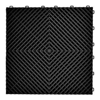 Dalle modulaire P/P (40x40x1,8 cm, noire)