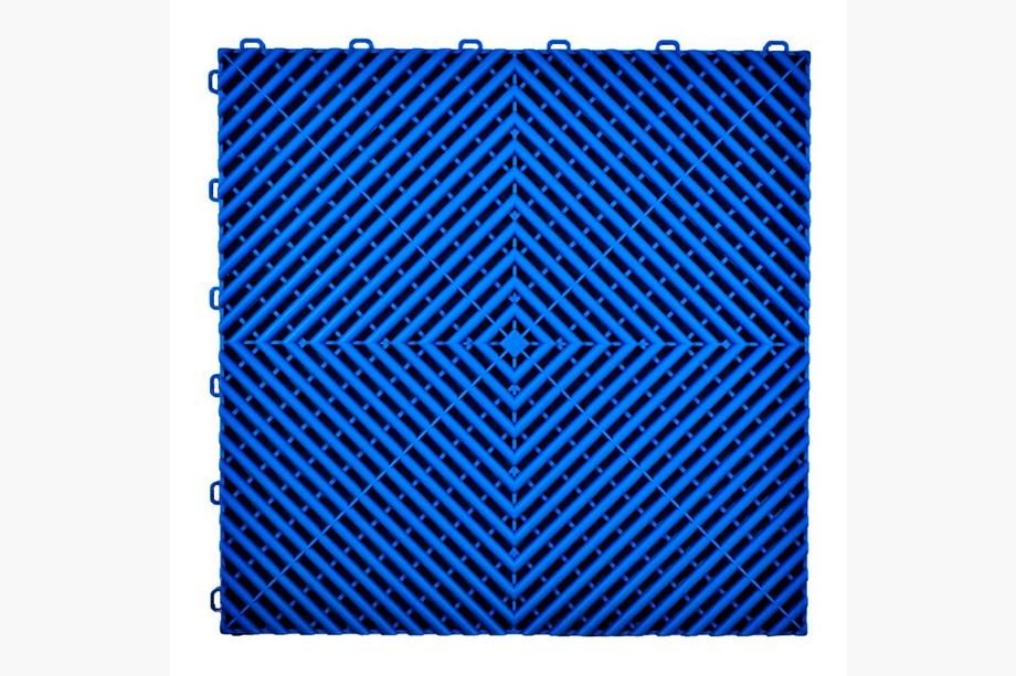Dalle modulaire P/P (40x40x1,8 cm, bleue) Photo 1