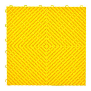 Dalle modulaire P/P (40×40×1,8 cm, jaune)