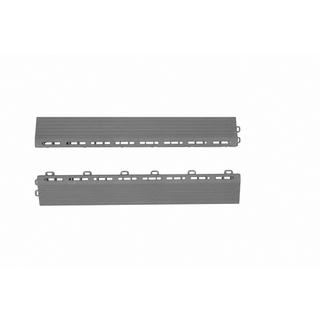 Rail de fixation pour élément de grille P/P (40x6x1.8 cm, gris)