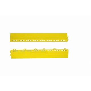 Rail de fixation pour grille mesh P/P (40x6x1,8 cm, jaune)