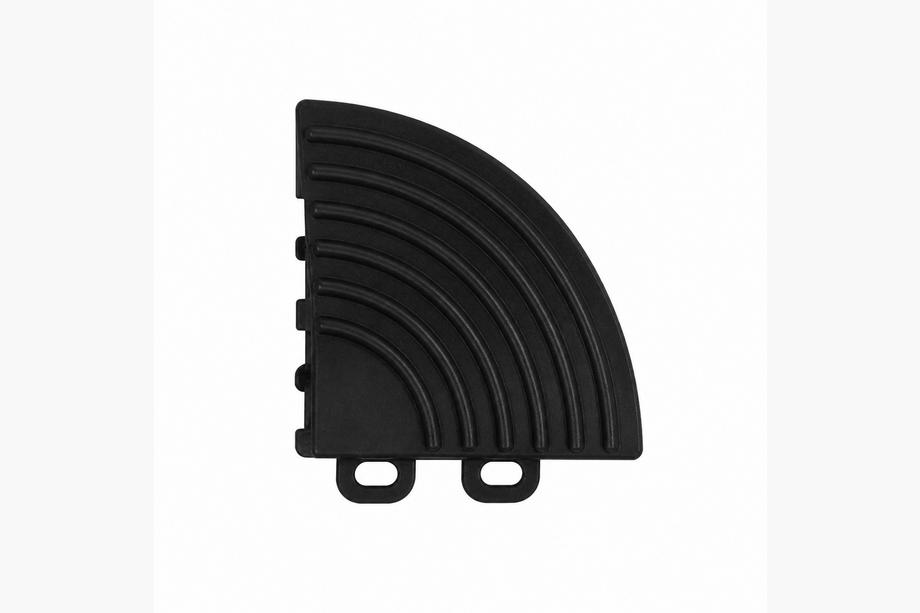 Élément d’angle pour dalle de grille modulaire P/P (6×6×1.8 cm, noir) Image