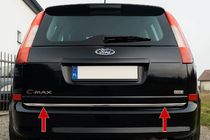 Ford C-Max 2004-2010 Baguette de coffre inox photo 1
