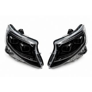 Phares avant 2025 Design LED Black (pour Vito, 2 pcs)
